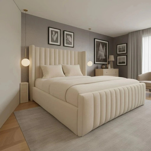 Winged panel bed - panel,