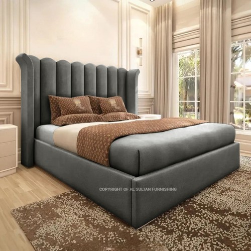 Ottoman bed frame winged - bed,