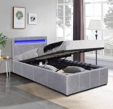 Fabric Modern Gas Lift Ottoman