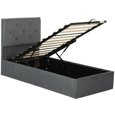 HOMCOM Single Bed Frame Gas