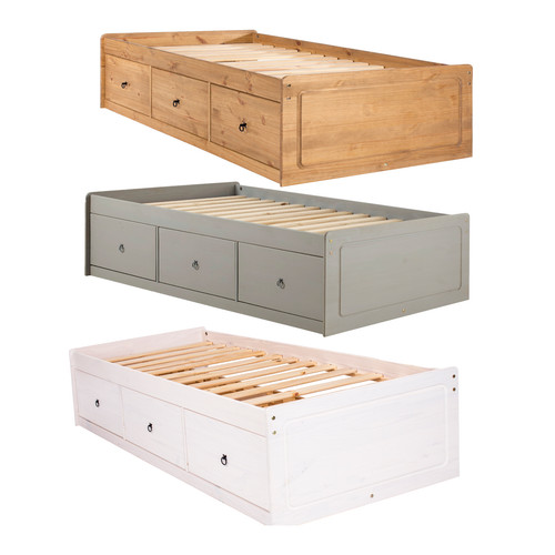 Single cabin bed frame - single, solid