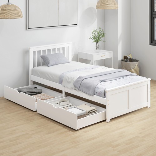 3ft single bed frame - single, with